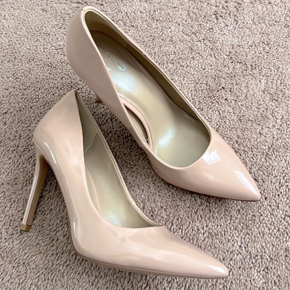MIX NO. 6 • Nude Stiletto Pointed Toe Pump Heels - Picture 13 of 13